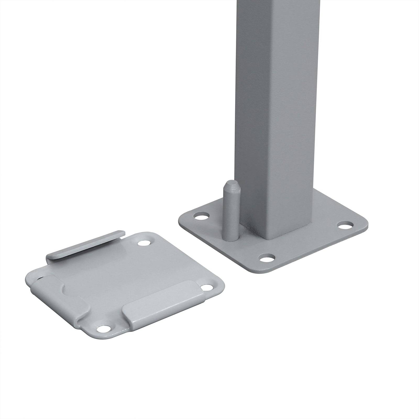 Helloshop26 - Store latéral pour balcon et terrasse pare-soleil brise-vue protection vie privée 180 x 350 cm gris foncé - Image 4