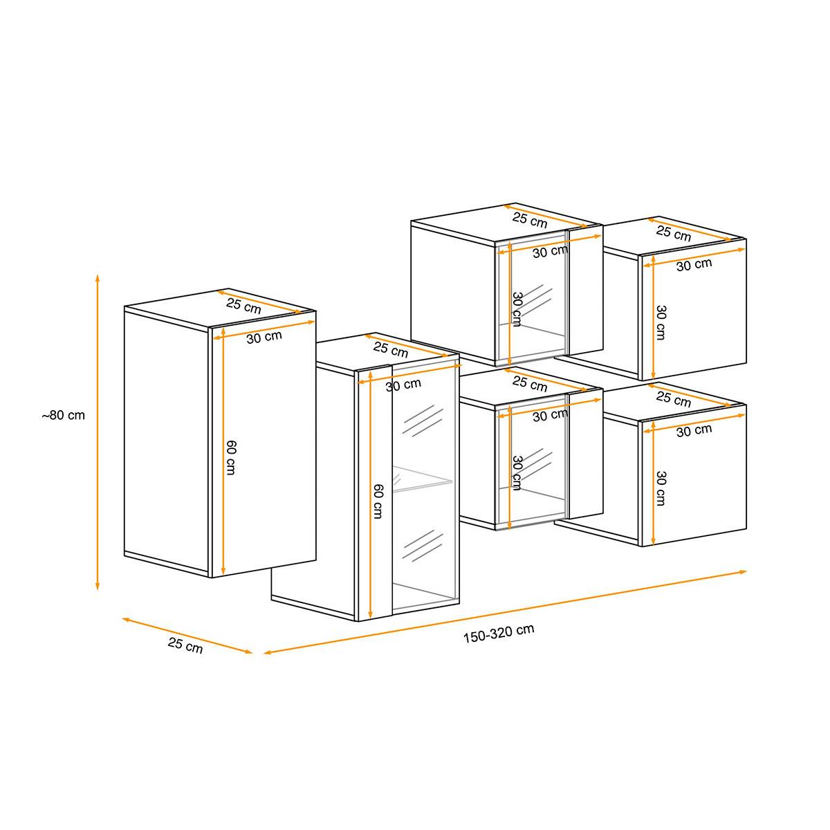 Meuble de Rangement "Switch IV" 320cm Blanc - Image 4