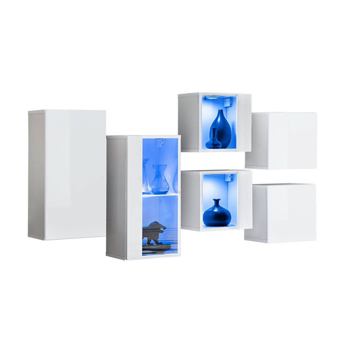 Meuble de Rangement "Switch IV" 320cm Blanc - Image 1