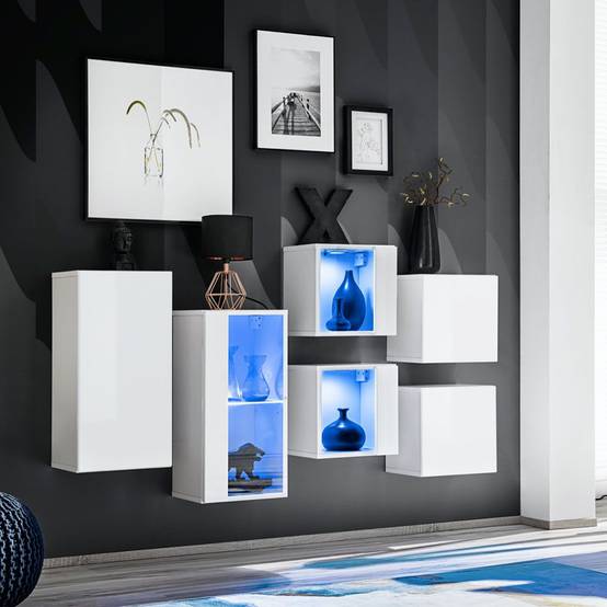 Meuble de Rangement "Switch IV" 320cm Blanc - Image 2