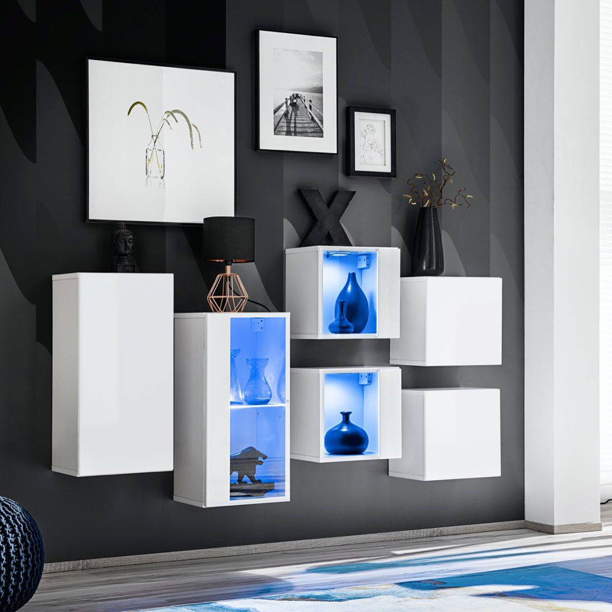 Meuble de Rangement "Switch IV" 320cm Blanc - Image 2