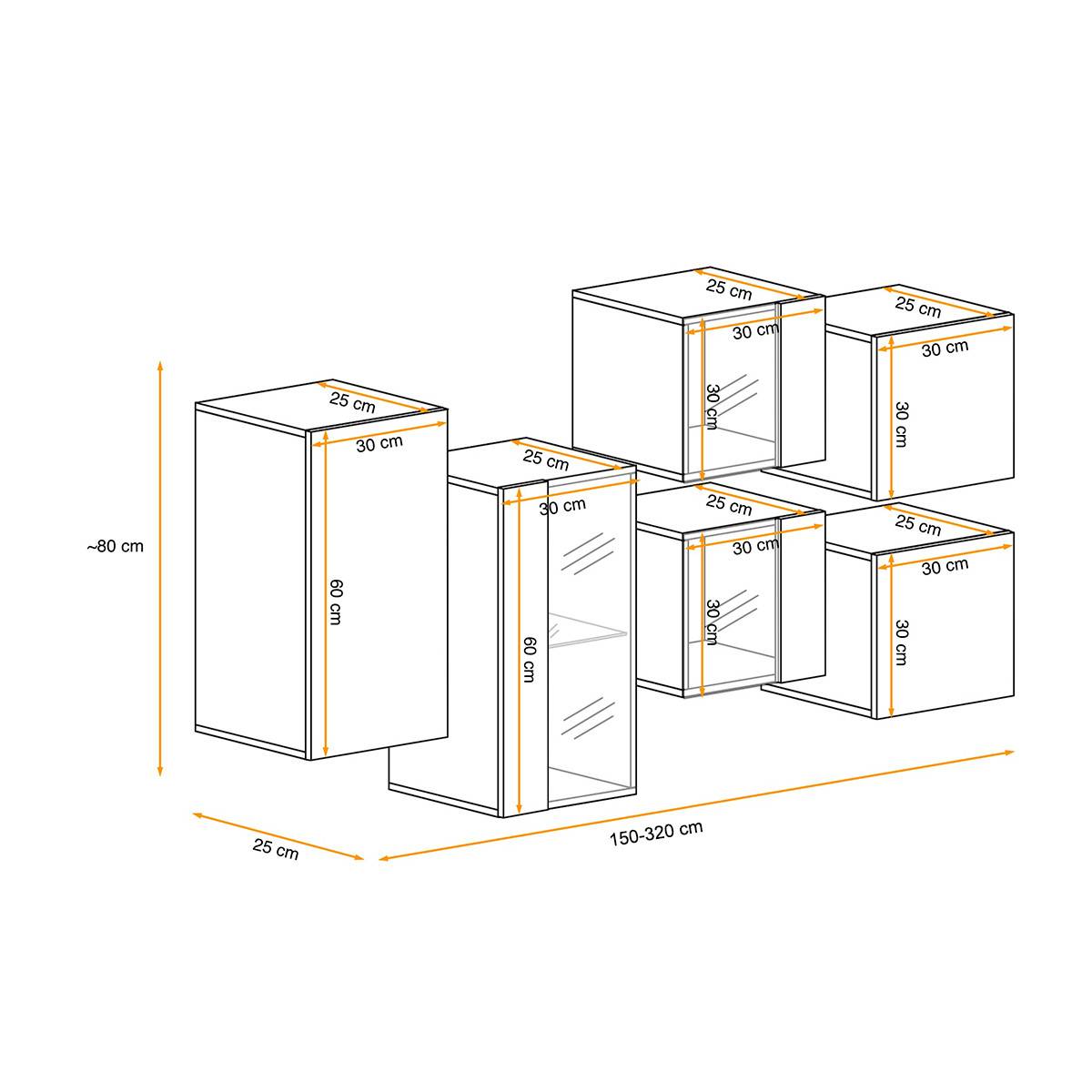 Meuble de Rangement "Switch IV" 320cm Blanc - Image 5