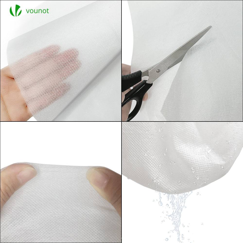 Voile d’hivernage en Polypropylème 50g/m² 1.5x10m avec piquets blanc - Image 4