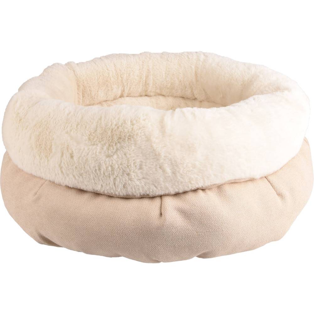Flamingo - Coussin rond ø 45 cm x 23 cm couleur beige pour chat gamme Huben - Image 2