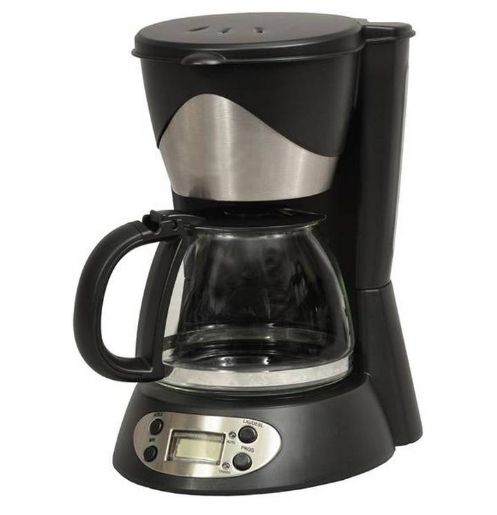 Kitchen Chef - Cafetière programmable 6 tasses 550w noir/inox KSMD230T Kitchen Chef - Image 1
