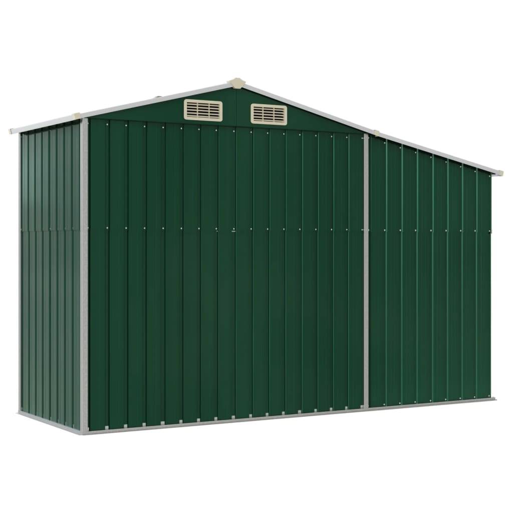 Vidaxl - Abri de jardin vert 277x93x179 cm acier galvanisé vidaXL 364514 - Image 7