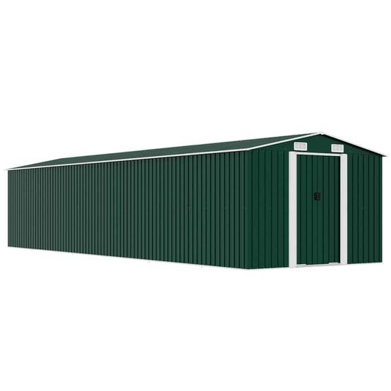 Abri de jardin métal vert 257 x 77.9 x 181 cm - PANGIVO - Image 1