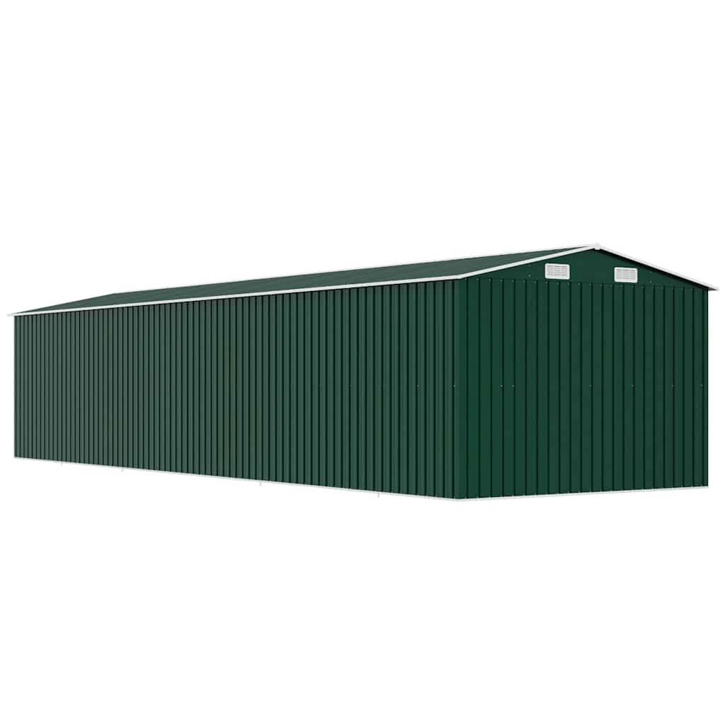 Abri de jardin métal vert 257 x 77.9 x 181 cm - PANGIVO - Image 7