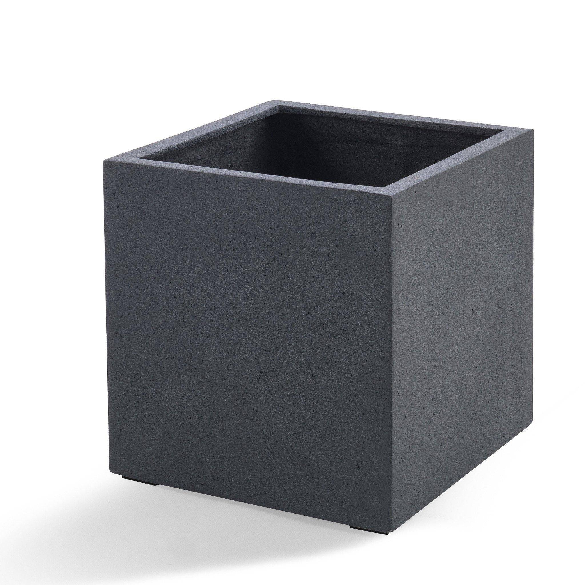 Pot Cube Anthracite 60 cm- La Green Touch