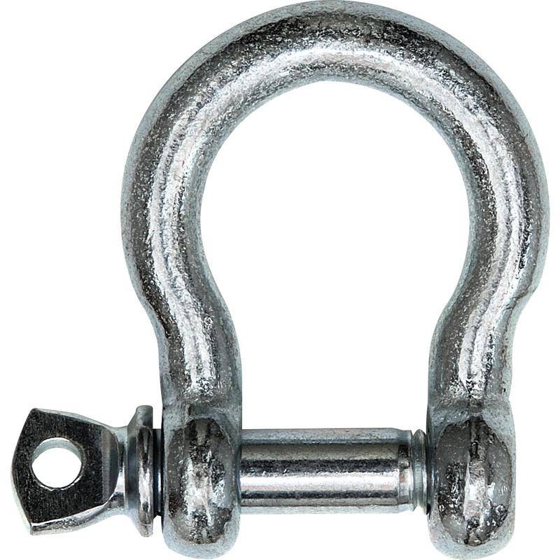 Manille lyre standard zinguée LEVAC - Ø10 mm - CMU 300 kg - Coef. utile 1/4 - 5250FG - Image 1