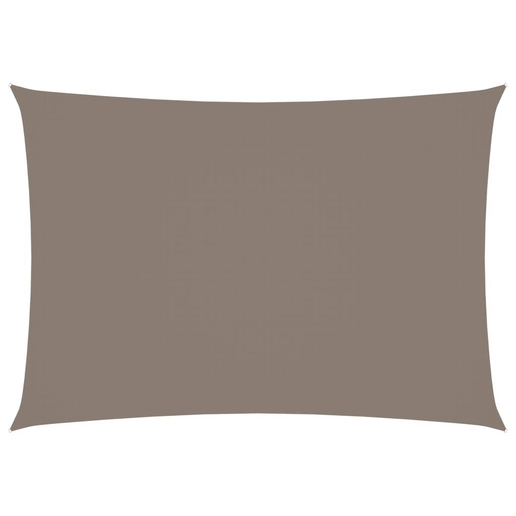 Helloshop26 - Voile toile d'ombrage parasol tissu oxford rectangulaire 4 x 5 m taupe - Image 1