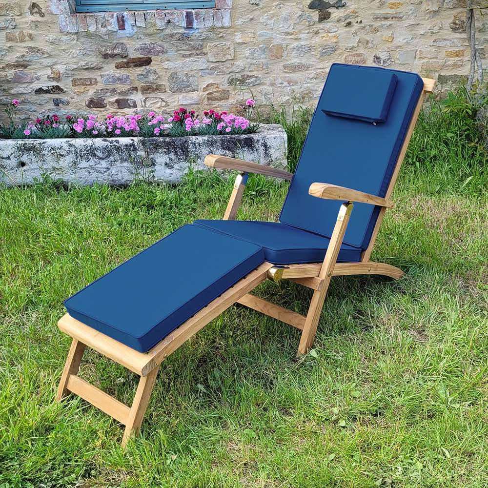 Teck'Attitude - Chaise longue en teck massif New Orleans - TECK'Attitude - Image 3