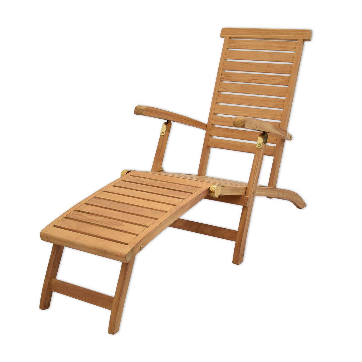 Teck'Attitude - Chaise longue en teck massif New Orleans - TECK'Attitude - Image 1