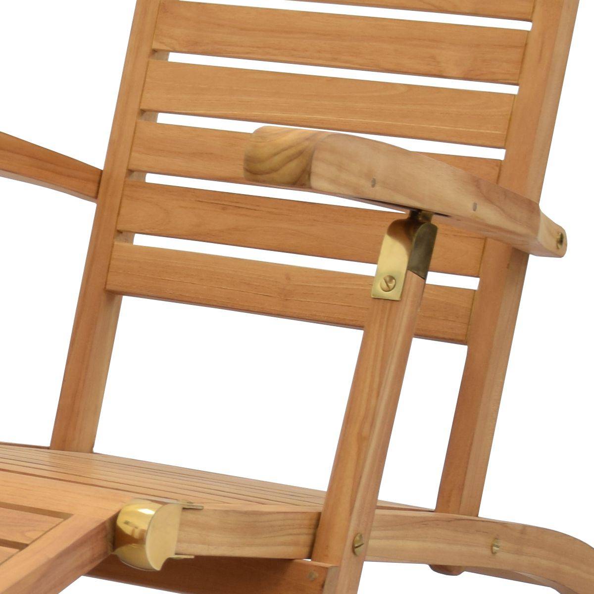 Teck'Attitude - Chaise longue en teck massif New Orleans - TECK'Attitude - Image 6