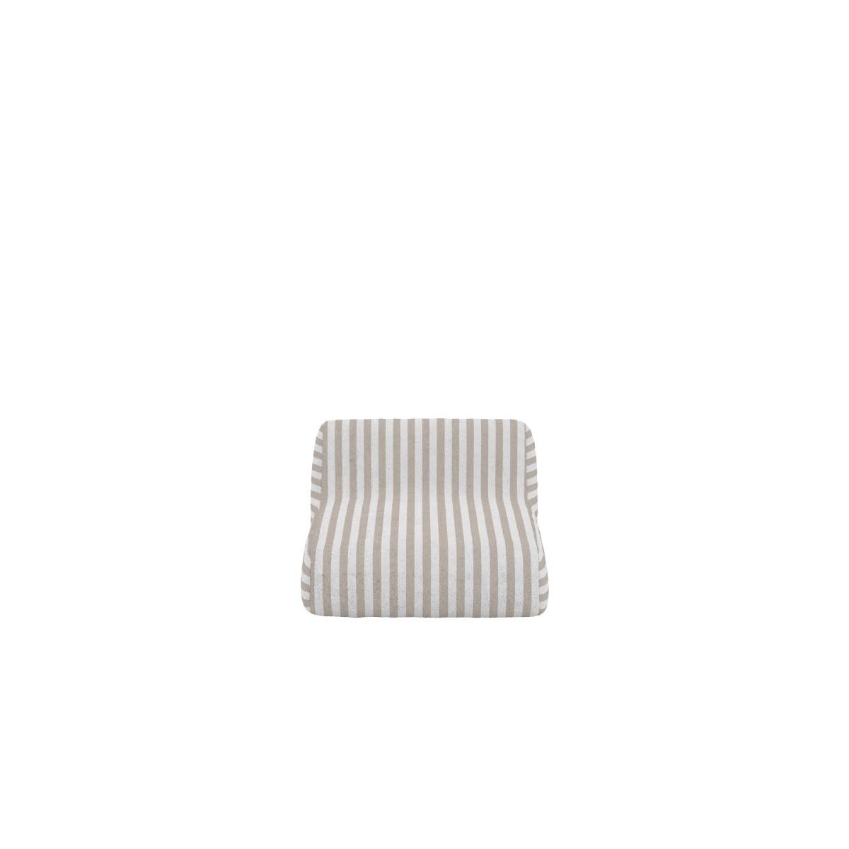 Paris Prix - Transat à Rayures "Redang" 168cm Beige - Image 2