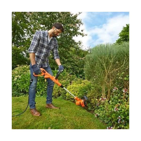 BLACK+DECKER Coupe-Bordures Filaire 450W BESTA525-QS Coupe-Bordures Electrique 25 cm avec 2 Poignées - Image 2