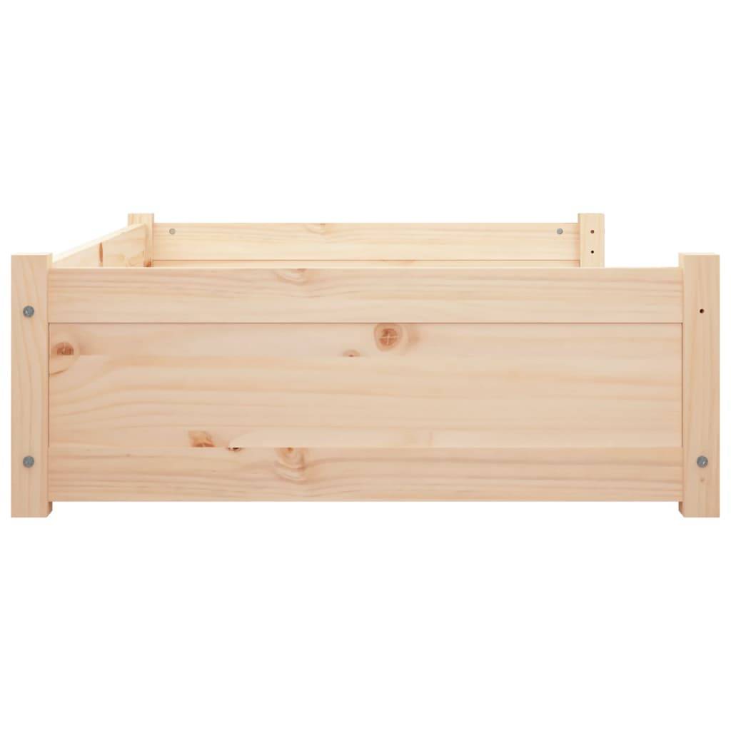 Vidaxl - Lit pour chien 105,5x75,5x28 cm Bois de pin solide vidaXL 821462 - Image 7