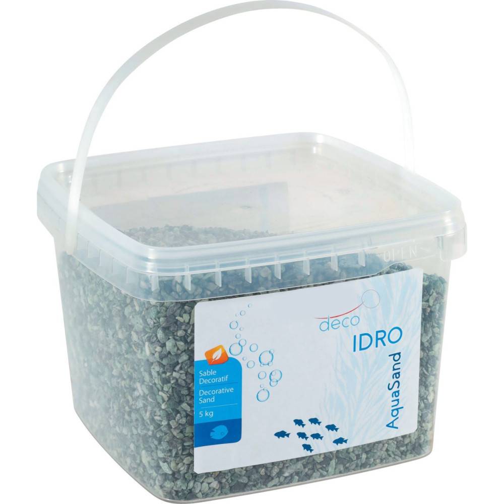 animallparadise - Gravier décoratif 2-3 mm vert Ashewa aquaSand 5 kg pour aquarium - Image 3