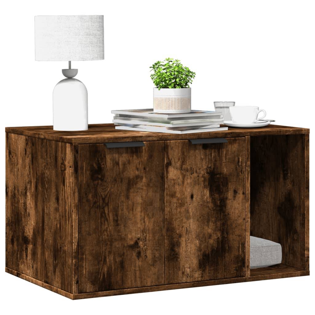 Prolenta Premium - Meuble à litière pour chat bois marron 80 x 50 x 45 cm - Prolenta premium p379.7 - Image 2