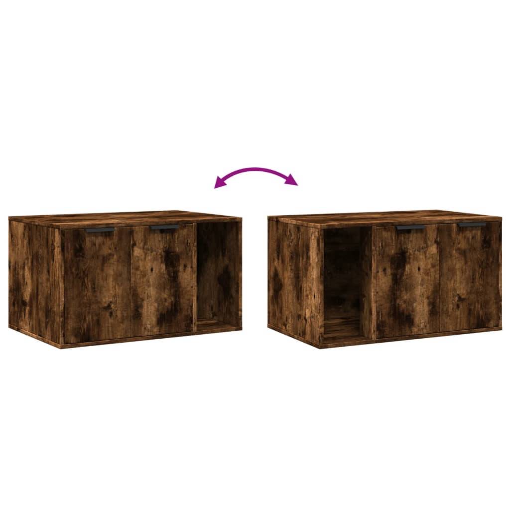 Prolenta Premium - Meuble à litière pour chat bois marron 80 x 50 x 45 cm - Prolenta premium p379.7 - Image 8