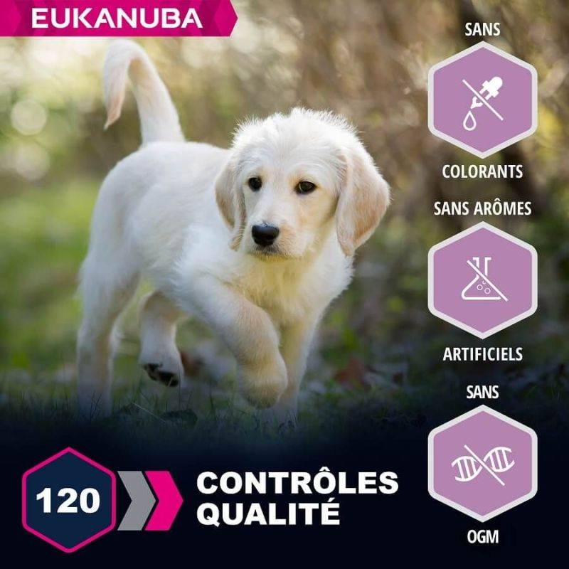 Eukanuba - CROQUETTES CHIEN PUPPY JUNIOR AGNEAU LARGE - EUKANUBA 2,5 kg - Image 5