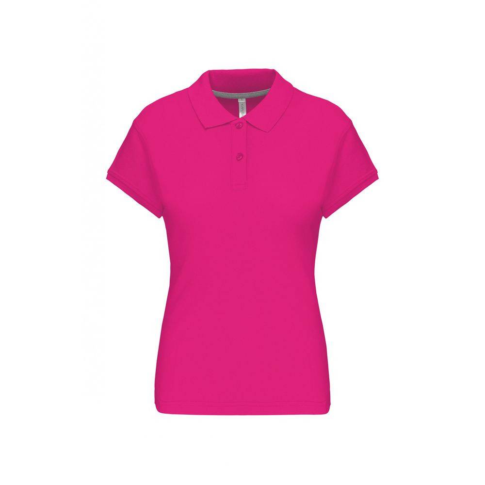 Polo de travail femme Kariban 100% coton Rose XL - Image 1