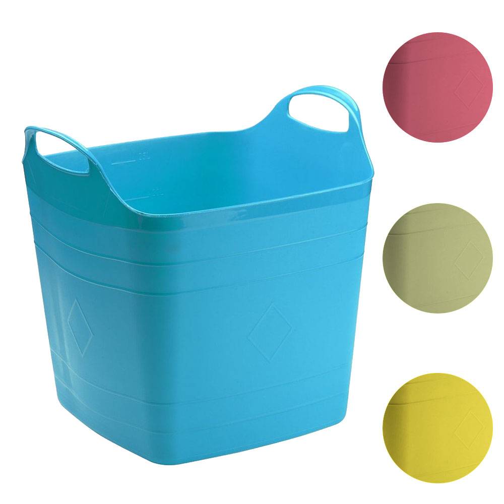 Seau de rangement flexible 15 Litres Multicolore - Image 1