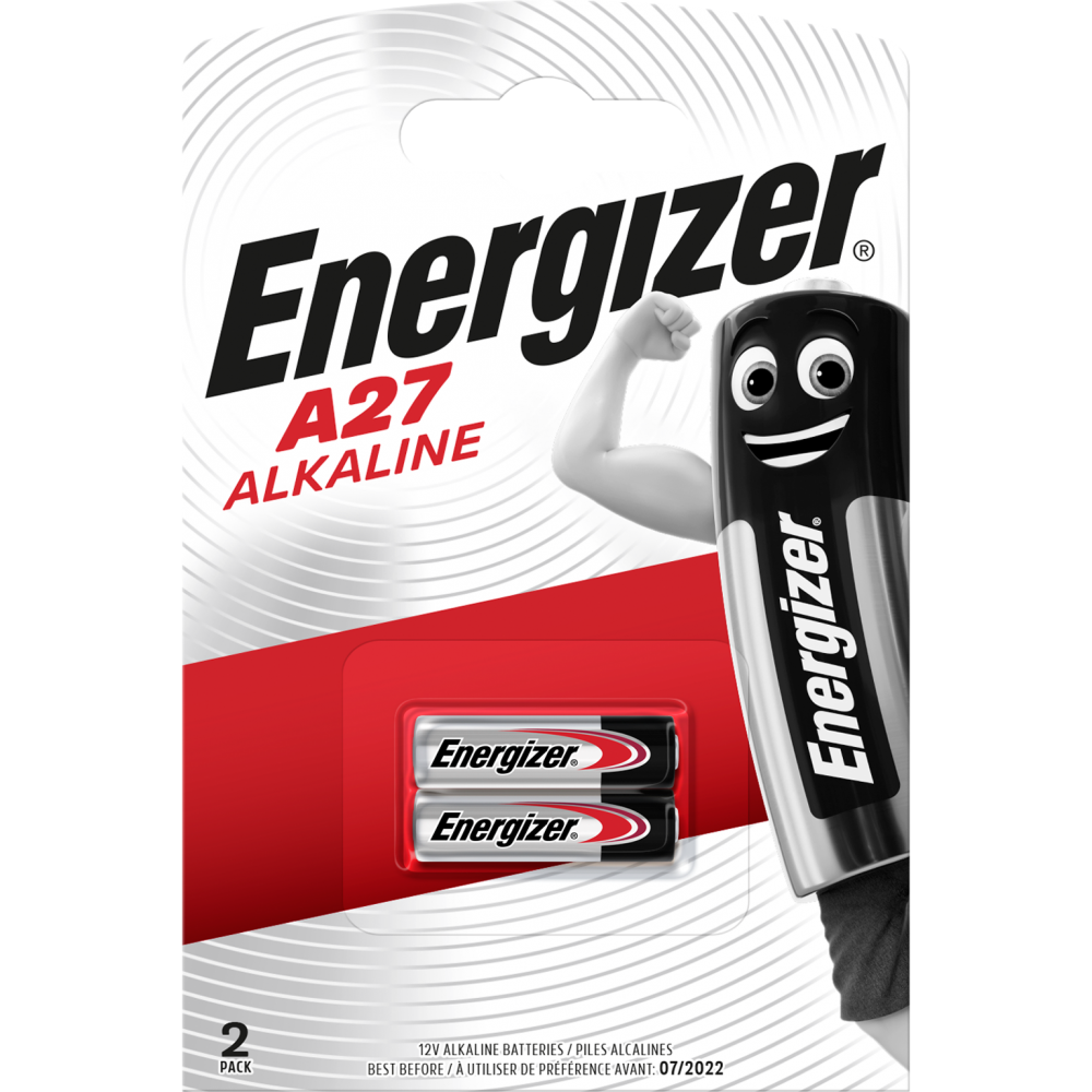 Energizer - Lot de 2 piles alcaline a27/mn27, 12 V, ENERGIZER - Image 1