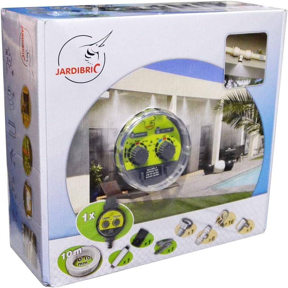 Jardibric - Jardibric - Kit Brumisation Extérieur 10 m avec Temporisateur - Filtre et Fixations Incluses - Image 1