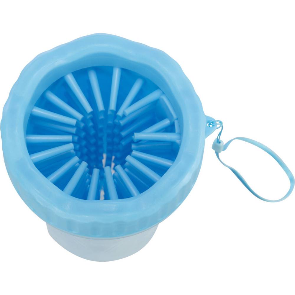 Trixie - Nettoyant pour pattes avec brosse en silicone taille M-L - Image 1