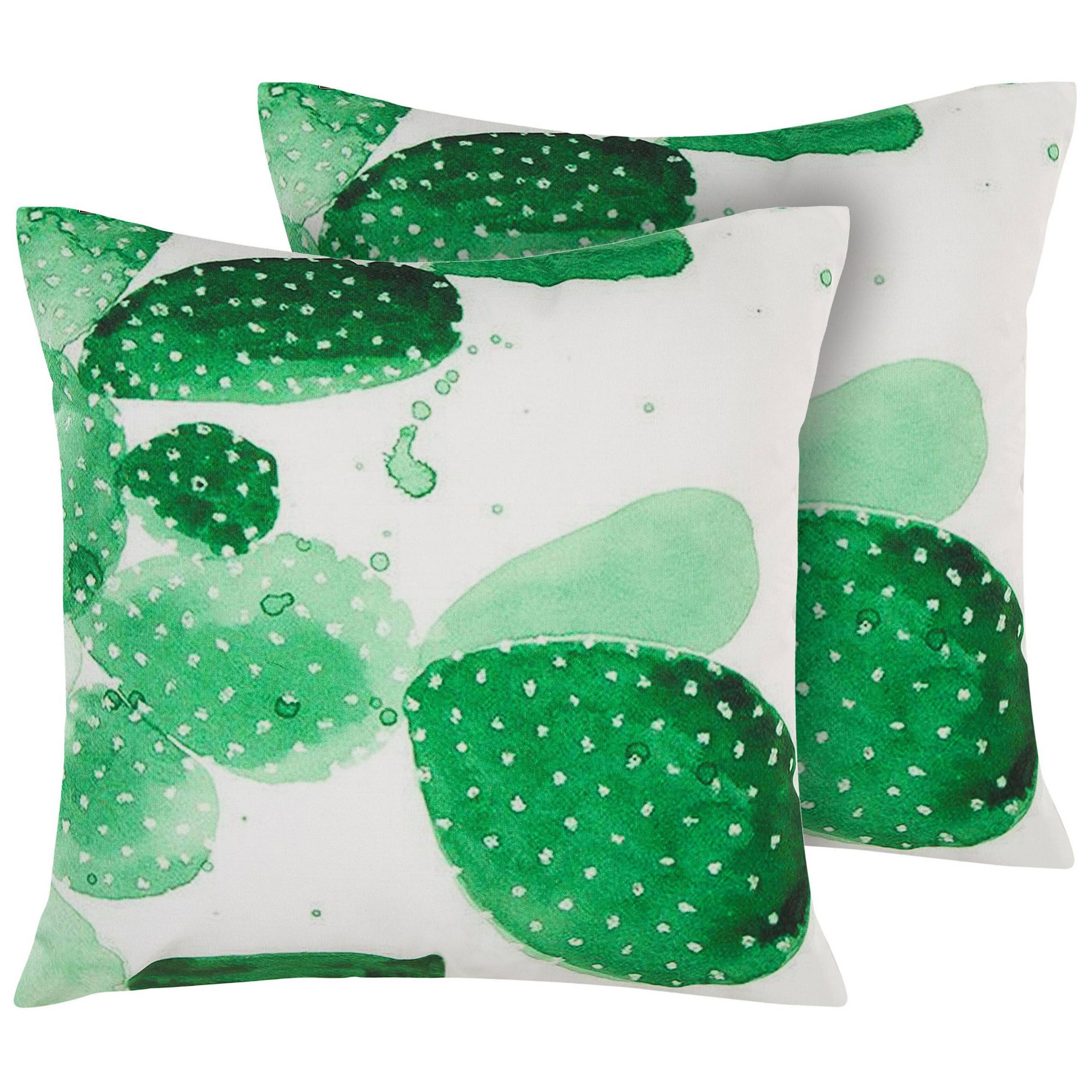 Beliani - Coussin d'extérieur Polyester Vert OSTINA - Beliani - Image 1