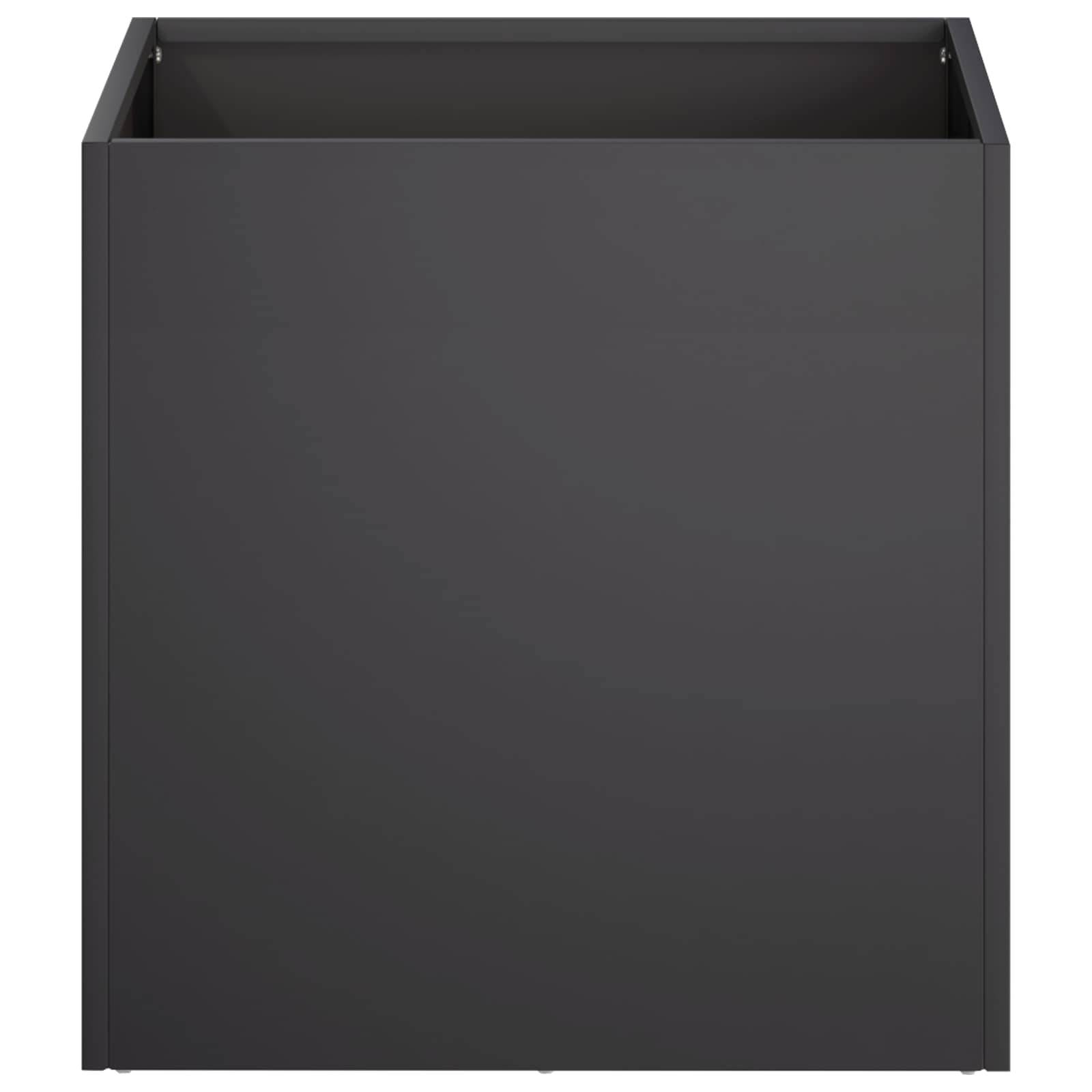 Vidaxl - Cache-pot de jardin 2 pc Noir 20 x 20 x 20 cm vidaXL 8004925 - Image 5