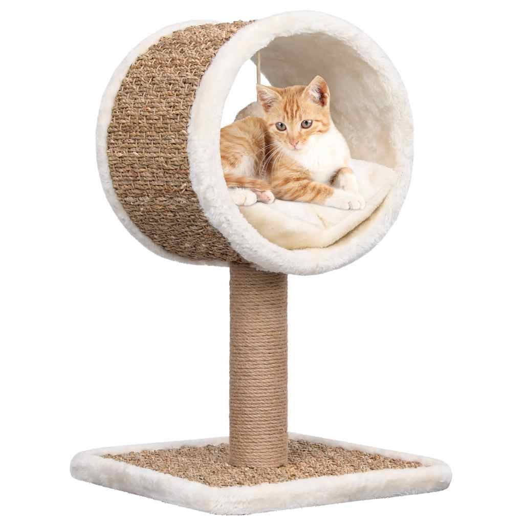 Vidaxl - Arbre à chat et tunnel supérieur et jouet 56 cm Herbiers marins vidaXL 170973 - Image 1