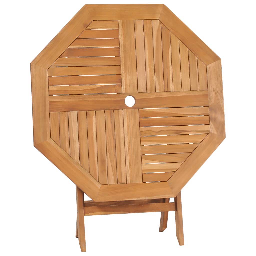 Maison Chic - Ensemble de 5 pcs table de jardin avec chaises - mobilier de jardin Bois de teck massif-JU2785 - Image 5