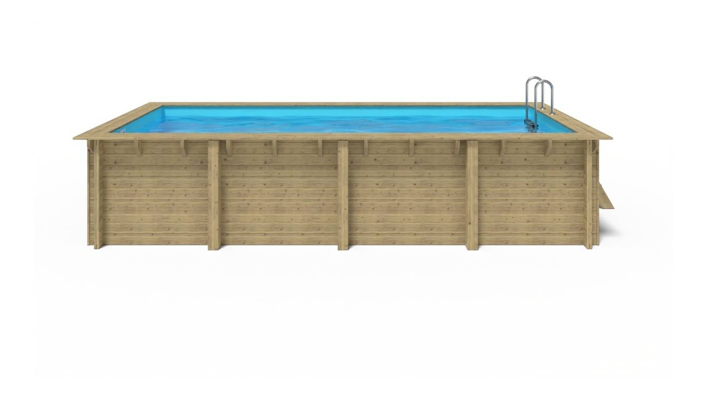 Altanka - Piscine en bois 6,20x3 - H.1,31 m - avec filtration - BAS787OSPI - Image 10