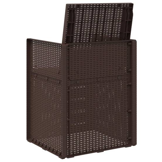 PANGIVO - Chaises de jardin PP marron et taupe 53 x 47 x 88.5 cm - PANGIVO - Image 7