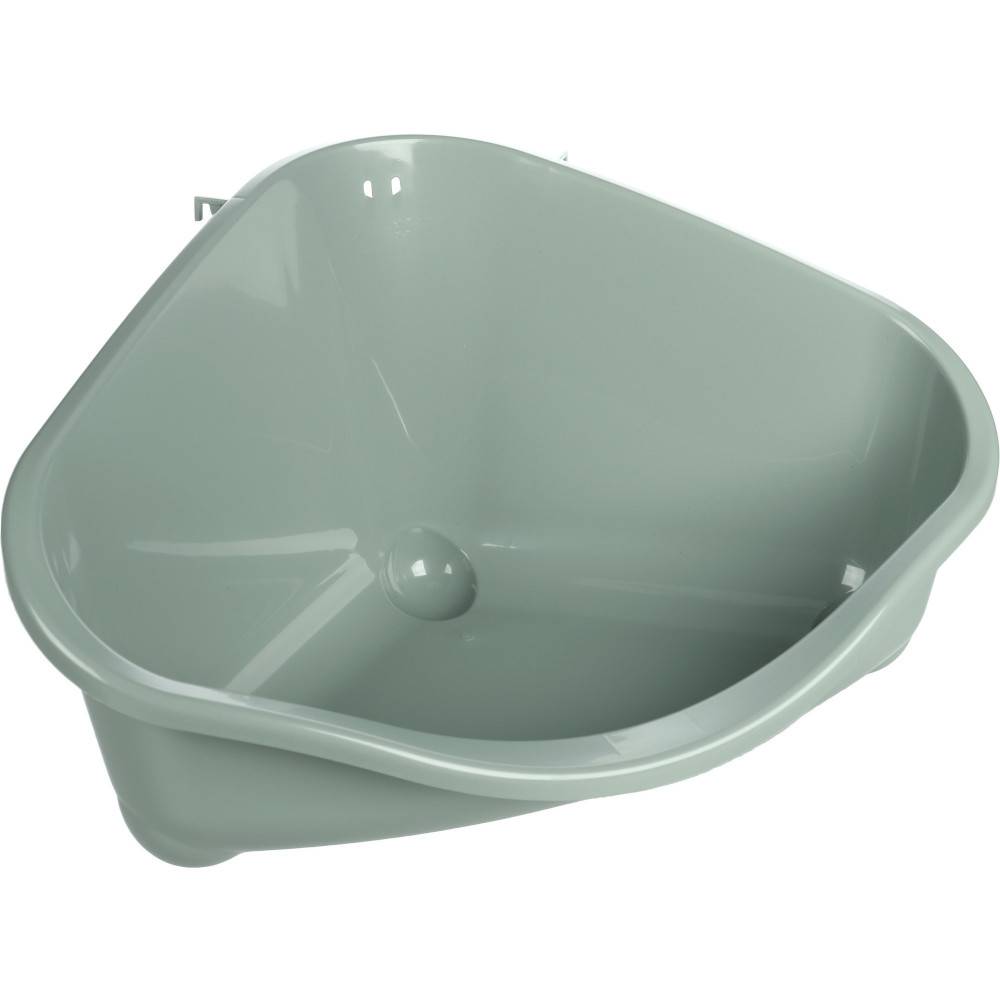 Toilette de coin Kapi 49 x 29 x 27 cm, couleur aléatoire pour rongeurs - Image 2