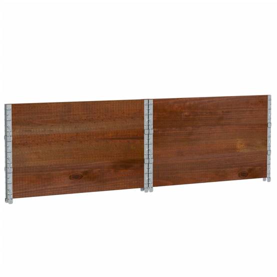 Jardinière bois de pin marron 100 x 100 x 60.5 cm - PANGIVO - Image 6