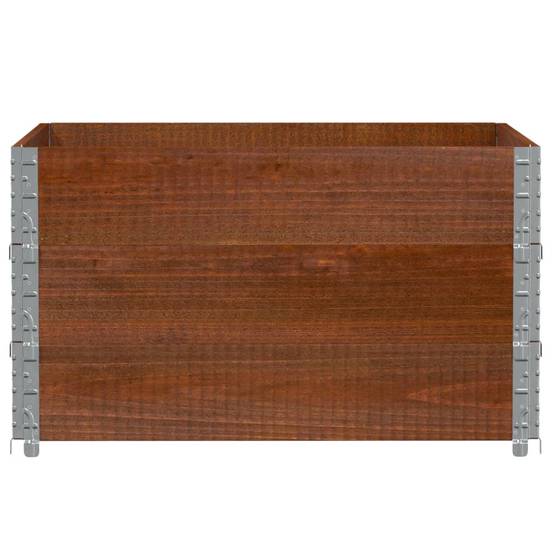 Jardinière bois de pin marron 100 x 100 x 60.5 cm - PANGIVO - Image 3