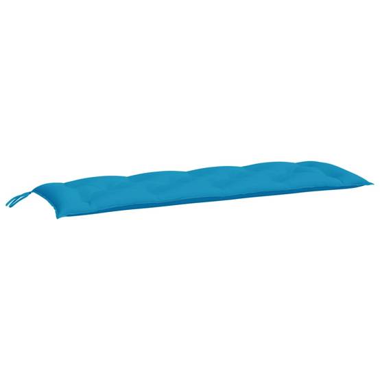 Coussin de banc de jardin bleu clair 150x50x7 cm tissu oxford MP332 - Image 1