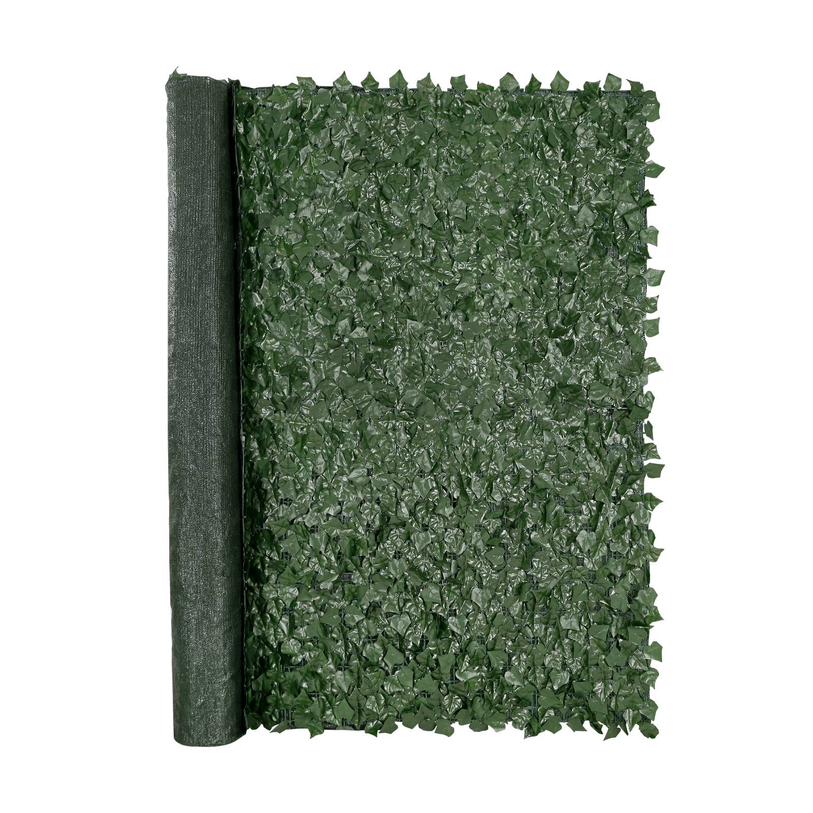 Vevor - VEVOR Haie artificielle 244x183 cm, brise-vue lierre, tissu maille renforcé. Pour jardin, balcon, terrasse. - Image 1