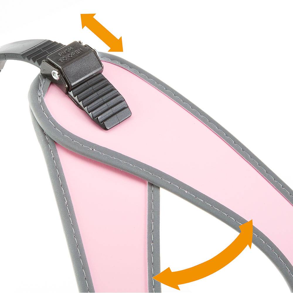 Ferplast - AGILA 6 Harnais chien A=B 57÷65 cm Rose - Image 6