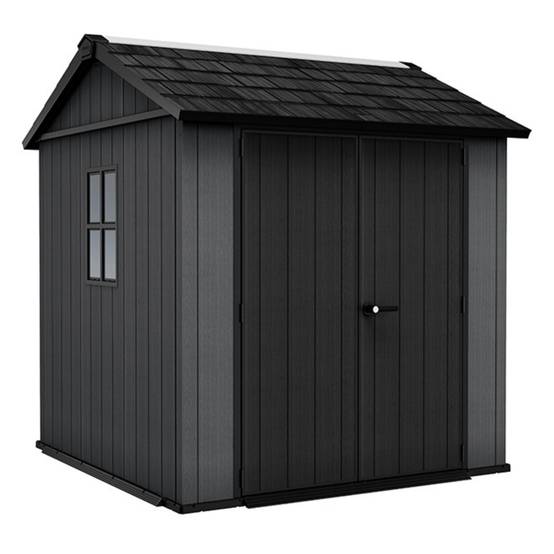 Keter - Abri de jardin en résine 5,13 m² Keter NEWTON PLUS 7x7,5 Gris - Image 2