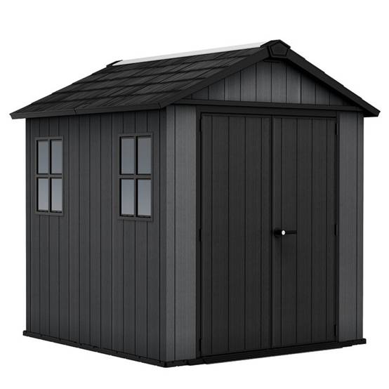 Keter - Abri de jardin en résine 5,13 m² Keter NEWTON PLUS 7x7,5 Gris - Image 1