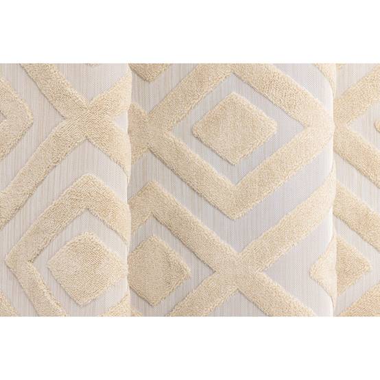 Tapis Shaggy Déco "Pia" 200x290cm Beige - Image 4
