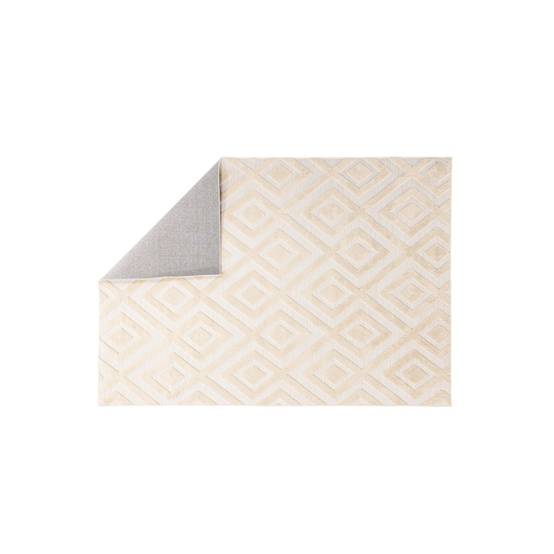 Tapis Shaggy Déco "Pia" 200x290cm Beige - Image 2