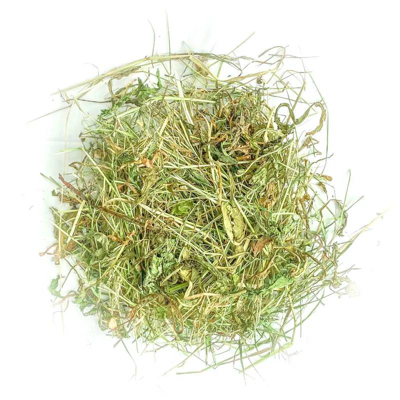 Foin aromatisé de prairie pour lapins et rongeurs - 100% naturel - Pauvre en calcium - L'Eden des Pattounes