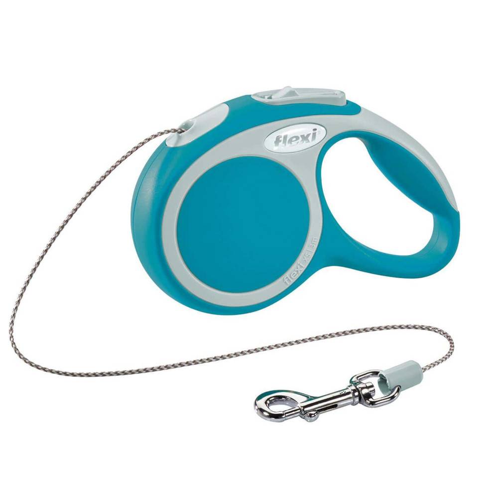 Flexi - FLEXI - Laisse flexi vario  cordon de 3 m  turquoise pour chien Max 8 kg - Image 4