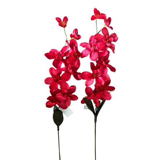 Orchidée Artificielle Orange - Image 3
