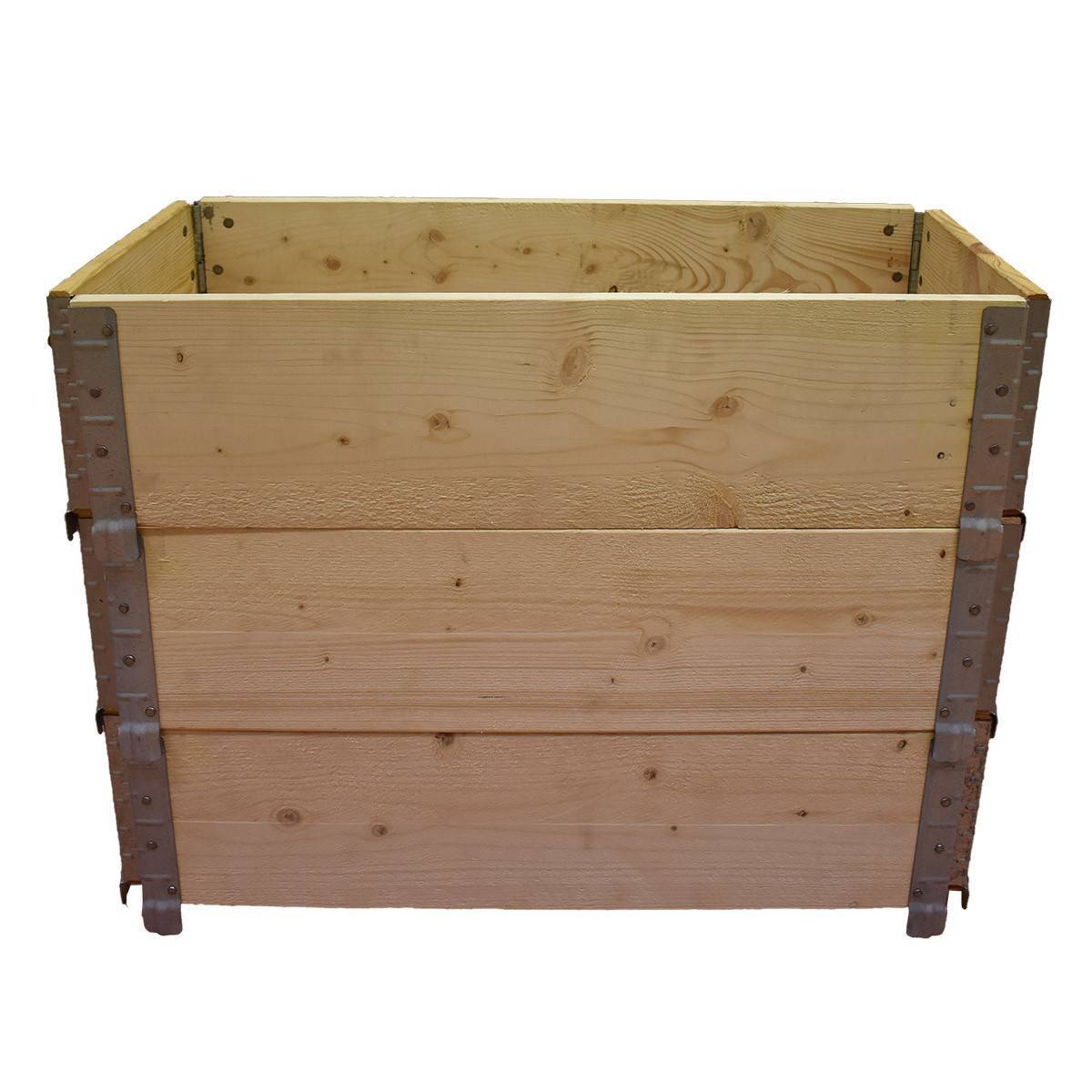 Multitanks - Carré potager en bois naturel 800x400mm hauteur 585mm - Image 1
